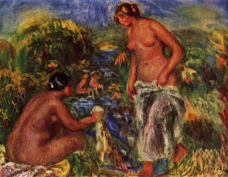 Pierre-Auguste Renoir Women Bathers,
